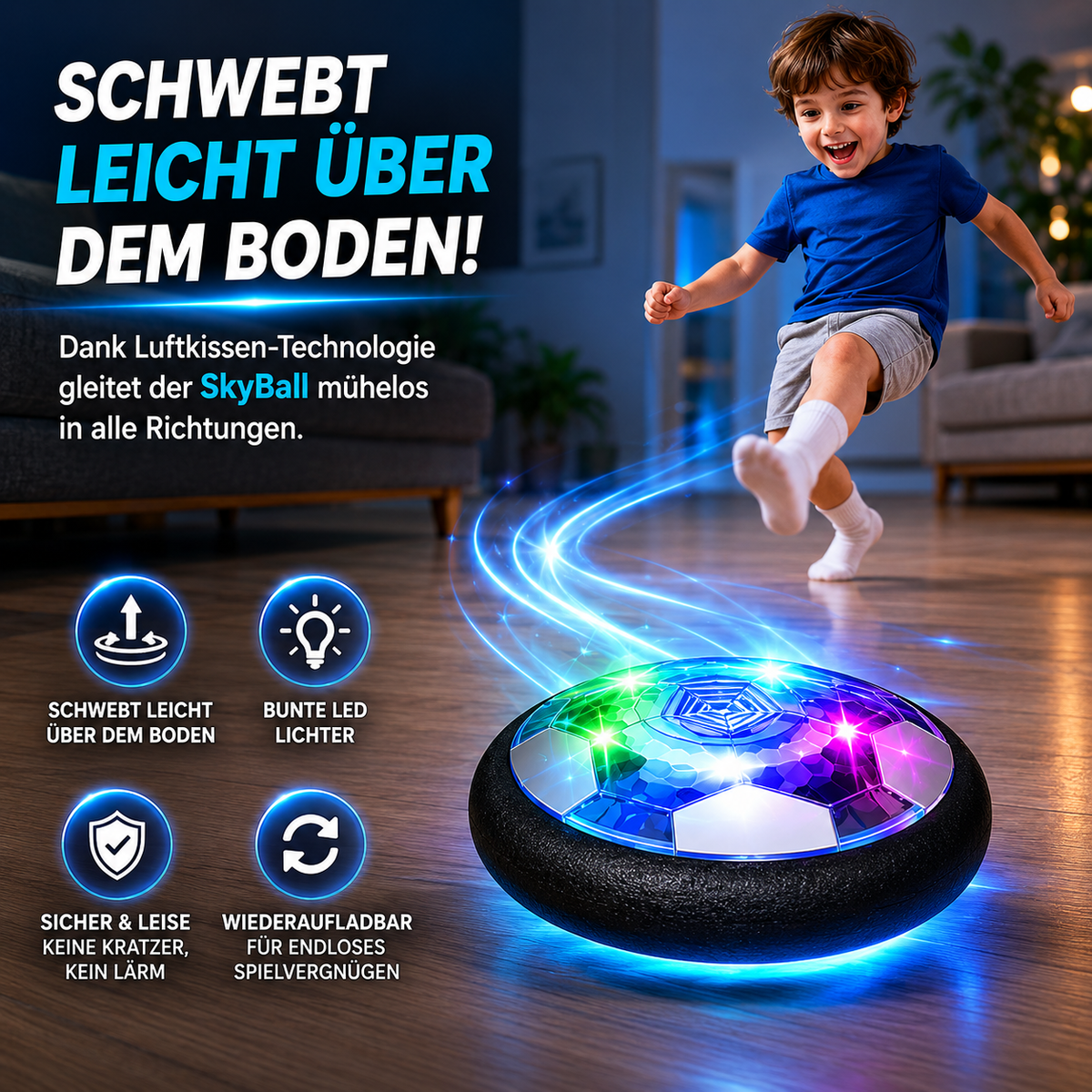 Air Power SkyBall mit LED Licht